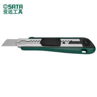 世达(SATA)18mm工业级金属美工刀壁纸刀裁纸刀墙纸刀锌合金不锈钢刀架93422A