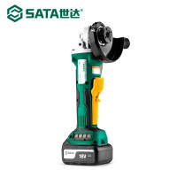 世达(SATA)J系列18V锂电无刷角磨机打磨机抛光机多功能角向磨光机手磨机51073C(一电一充)