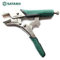 世达 直口快速释放大力钳不易变形钳子防滑防夹铁皮钳省力钳71205(7英寸)