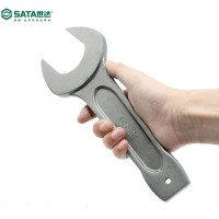 世达(SATA)五金工具快速敲击开口扳手单头呆扳手扳子27-105mm 48611(规格50mm)