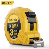 得力(deli)DL270316B 公英制鲁班尺 钢卷尺 耐磨伸缩尺 盒尺 木工尺 3MX16MM