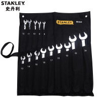 史丹利14件套 公制精抛光两用长扳手 93-614-22
