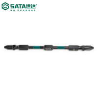 世达(SATA)10件套6.3MM系列110MM长抗冲击双头旋具头 #1/#1 59811