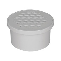 联塑 LESSO PVC-U排水配件简易地漏(内插) 白色 dn50