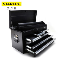 史丹利(STANLEY)93-546-23 6抽屉工具箱 黑色铁皮工具柜 多功能收纳箱
