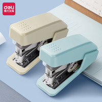 得力(deli)因为遇见你省力小号订书机 王源推荐款 0460F 轻巧便携省力订书机/装订器/订书器 蓝