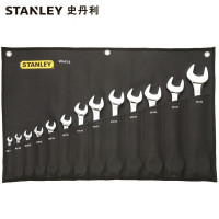 史丹利(STANLEY)93-613-22 13件套公制精抛光两用长扳手 双头呆扳手 汽修工具套装