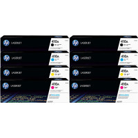 惠普(HP)CF410A-CF413A四色硒鼓410A 2套*黑色4600彩色13800页