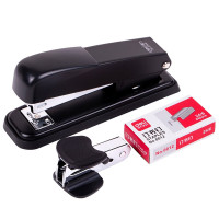 得力 0359 组合套装(订书机+订书钉+起钉器) 混色 12卡装 RC