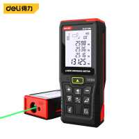 得力(deli)绿光测距仪高精度激光量房仪手持式锂电语音款100米量程
