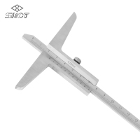 SMCT/上量游标深度卡尺0-300高精度不锈钢高度尺迷你油表S102-101-102