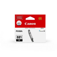 佳能(Canon)CLI-881BK标准容量染料黑色墨盒(适用TS6380/TS8380/TR8580/TS708等)