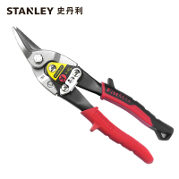 史丹利STANLEY 右弯头航空剪10英寸 工业级金属剪铁丝网剪不锈钢 14-562-22