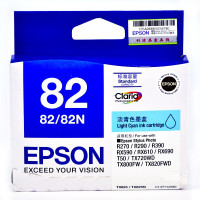爱普生(EPSON)T0825 淡青色墨盒(适用R270/R290/R390/RX590机型)(企业采购)