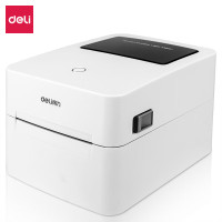 得力(deli)DL-740C(new)热敏标签打印机电子面单快递条码仓库二维码打印 白色 DL-740C升级款