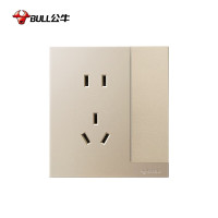 公牛 开关插座 G27系列 一开双控五孔开关插座 86型面板G27E334 玫瑰金 暗装