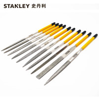 史丹利(STANLEY)22-322-23 10件套金刚石锉刀 套装合金挫 3×140MM
