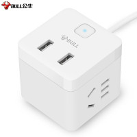 公牛 GNV-UUB122 魔方USB 插座/新国标插线板/插排/排插 小魔方全长1.5米