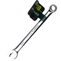 老A(LAOA)LA351010梅开两用棘轮扳手固定头梅花开口扳手多功能快速自动大扭力铬钒钢10mm