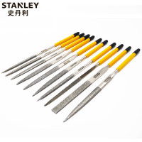 史丹利STANLEY 10件套金刚石锉刀4x160mm套装合金挫模型玉石扁平锉钳工锉刀 22-324-23