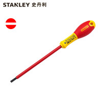 史丹利/STANLEY 双色柄一字绝缘螺丝批5.5x150mm 电工用起子改锥耐高压起子螺丝刀 65-413-14可定制