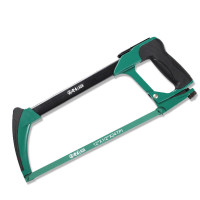 老A(LAOA)重型铝合金钢锯架钢锯弓手工锯子附锯条12英寸LA114112