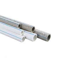 联塑 LESSO PP-R冷给水直管S4 1.6Mpa 灰色 4米/根 dn32