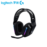 罗技(G)G733 RGB 7.1环绕声 电竞无线游戏耳机麦克风 赛博朋克 头戴式 FPS吃鸡LOL G733黑色