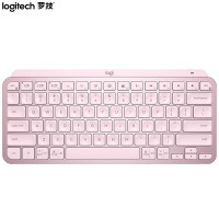 罗技(Logitech)MX Keys Mini 简约无线蓝牙 高端办公键盘 背光时尚 超薄便携 玫瑰粉
