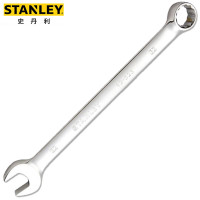 史丹利(STANLEY)93-518-1-22 强力型公制精抛光两用长扳手 梅花开口两用扳手 27MM