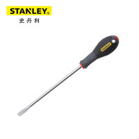 史丹利(STANLEY)65-139-14 三色柄一字螺丝批 平口改锥螺丝刀 10×200MM±20mm