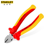 史丹利(STANLEY)84-009-23 FatMax绝缘窄头斜嘴钳 电工维修斜口钳 钢丝钳 偏嘴钳 6英寸