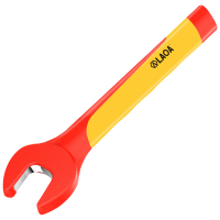 老A(LAOA)LA153117 高压绝缘开口扳手VDE1000V单头呆扳手扳子17mm