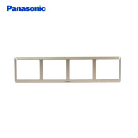 松下(Panasonic)开关面板 86型四联联排面板 雅悦香槟金 WMWA6824Y-N