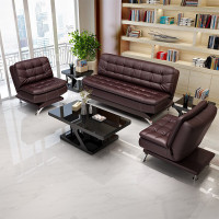 中伟办公沙发床三人位多功能折叠商务办公室沙发简约现代接待会客两用