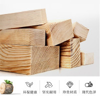 中伟实木床简约双人床实木成人床单人床公寓床卧室床婚床1.2米*2米橡胶木床气压款+10cm床垫