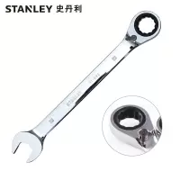 史丹利STANLEY公制精抛光双向棘轮开口两用快扳手8mm梅花扳手快速板手汽修工具 85-931-1L-22 企业定