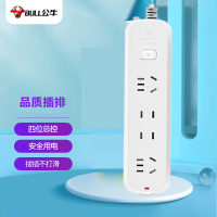 公牛 新国标插座/插线板/插排/接线板/拖线板4位总控开关全长1.8米 GN-M1220 (个) 10A 220V 7