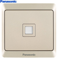 松下(Panasonic)插座面板网络电脑墙壁弱电插座 雅悦香槟金WMWA421Y-N