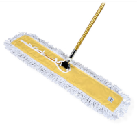 絮实 商用平板拖把 豪华尘推 干湿两用木地板大理石瓷砖吸水棉纱平板拖把物业医院尘推40CM