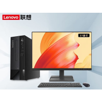 联想主机+27英寸显示器定制i7-1370032G1T+512G固态台式机13代酷睿办公主机台式电脑内置W