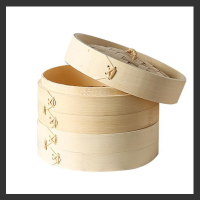 册宣 CX-8/5 22cm二笼一盖竹蒸笼±1-2CM(单位:套)