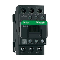 施耐德电气三相交流接触器25A 起停控制线圈AC220V 辅助触点1开1闭 LC1D25M7C