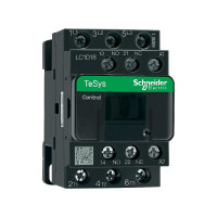 施耐德电气LC1D系列接触器三相常开18A 交流线圈电压AC220V 50/60Hz LC1D18M7C