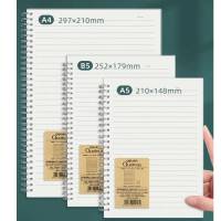 得力(deli) B5/80张 软线圈侧翻活页本空白本 2本装LPA580-02PP