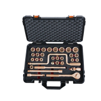 桥防 防爆套筒扳手组套(公制) T8101J 铍铜