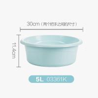 茶花(CHAHUA) 03361K 30*11.4cm 脸盆 (计价单位:个) 蓝色
