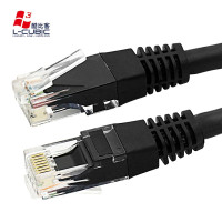 酷比客(L-CUBIC) LCLN6RRECBK-3M 3M 六类网线 3.00 米/根 (计价单位:根) 黑色