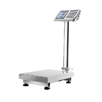 松润加厚304不锈钢电子秤商用台秤150kg精准称重防水电子称充电式 LED显示