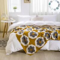 伊伊爱 Y0NMM2200132 /130*160cm时尚全棉花卉好多花保暖毯 毯子 (计价单位:件) 秋香草